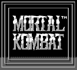Mortal Kombat (USA, Europe) Title Screen